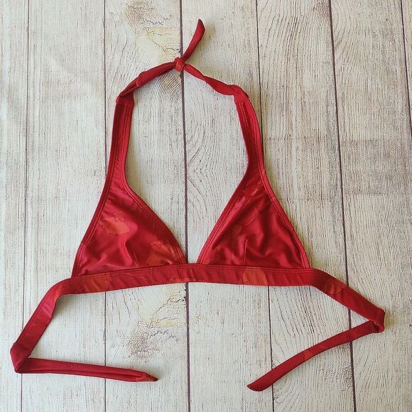 W's Patagonia Water Girl Boucau halter bikini top sz S - Picture 4 of 9
